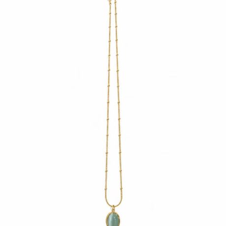 Collar de piedra de ojo de gato