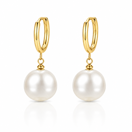 Collar de perlas de oro